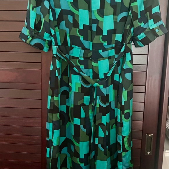 Adrianna Papell faux wrap style dress . - Picture 4 of 8